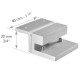 Ceiling support for Cosmo profiles Houlès linkage