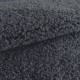 Texel graphite - Tissu non feu imitation laine de mouton au mètre pour ameublement et siège - Tissu non feu pour professionnels 