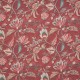 Azalea cranberry - Tissu 100% coton biologique éco-responsable au mètre, pour ameublement et décoration intérieure - Prestigious