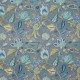 Azalea ocean - Tissu 100% coton biologique éco-responsable au mètre, pour ameublement et décoration intérieure - Prestigious