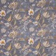 Azalea slate - Tissu 100% coton biologique éco-responsable au mètre, pour ameublement et décoration intérieure - Prestigious