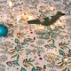 Tissu tissé jacquard "Christmas" thème Noël pour ameublement, nappage - L'Atelier d'Eve