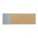 Kit profil plat bois chêne naturel + embouts Cosmo Houlès