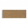 Kit profil plat bois chêne teinté Noyer + 64225-156