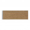 Kit profil plat bois chêne teinté Noyer + 64226-156