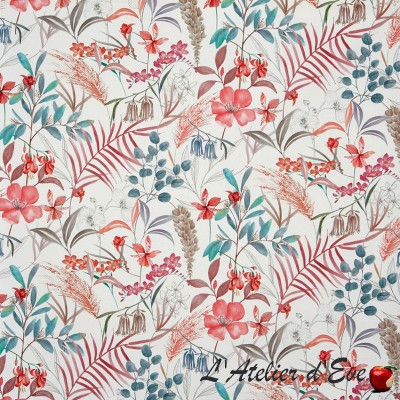 Bowden Berry  Prestigious Textiles Cotton  Curtain/Craft Fabric 140cm Wide Red 