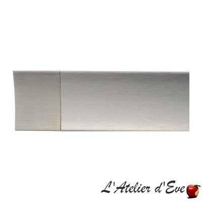 Kit profil incurvé aluminium Titane Cosmo + embouts Houlès