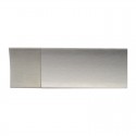 Kit profil incurvé aluminium Titane Cosmo + embouts Houlès