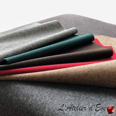 Collection Laine et cashmere de Thevenon - Tissu ameublement et siège aspect laine au mètre et à la pièce