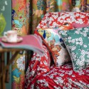 Tissu velours "Printemps au Japon" Thevenon