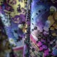 "Marsa" multicolore Tissu jacquard velours Casal