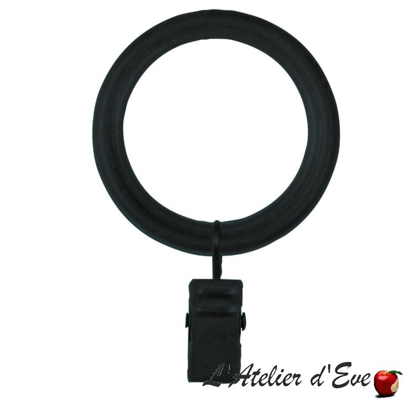 Round rings curtain rod-Option clamps