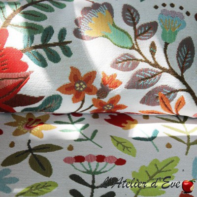 "Chatellier" Curtain Made in France floral tapestry Casal