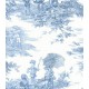 Histoire d'eau (15 coloris) Tissu ameublement toile de jouy grande largeur Thevenon