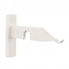 Supports doubles Gris acier tringle rideaux Bastide Houlès