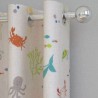 Rideau brodé Made in France Splash jungle - Mer et plage - Collection Big Adventure Prestigious Textiles