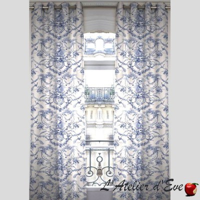 Ludivine (14 coloris) Tissu ameublement toile de jouy grande largeur Thevenon