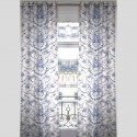 Une paire de rideaux toile de Jouy "Ludivine" Fabrication Française