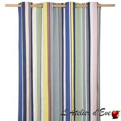 Rideau toile Basque "Iholdy" Fabrication Française