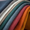 Polo blanc neige - Tissu 100% lin - Ameublement, recouvrement de siège - Thevenon