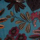 Floral velvet fabric "Orpheus" Thevenon