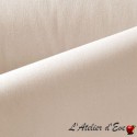 Coupon 1m x 1m48 popeline coton écru haut de gamme