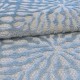 Inti bleu ciel - Tissu ameublement jacquard velours effet moiré - Tissu au mètre - Thevenon