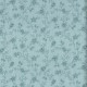 Coupon 1m x 1m40 "Moda fleurs bleues" percale coton imprimée