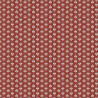 Maillane rouge Tissu coton Valdrôme Fabrication française