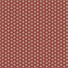 Maillane rouge Tissu coton Valdrôme Fabrication française