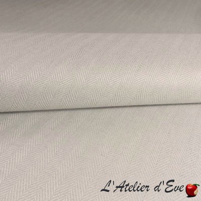 Rideau aspect flanelle "Rive gauche" Fabrication Française
