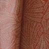 Kyoto brique - Tissu ameublement jacquard, tissu tapissier Thevenon