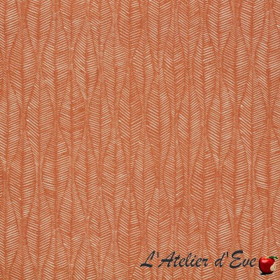 Cotton curtain "Leaf" Made in France Thevenon