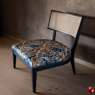 Upholstery and seat fabric - Velvet fabric - Interior decoration Firenze Casal