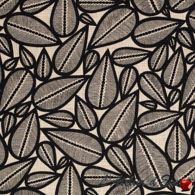 Thevenon Flower Linen "Lima" Fabric Coupon