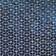 Platea cobalto - Motif entier rideau Made in France - Rideau velours - Décoration intérieure