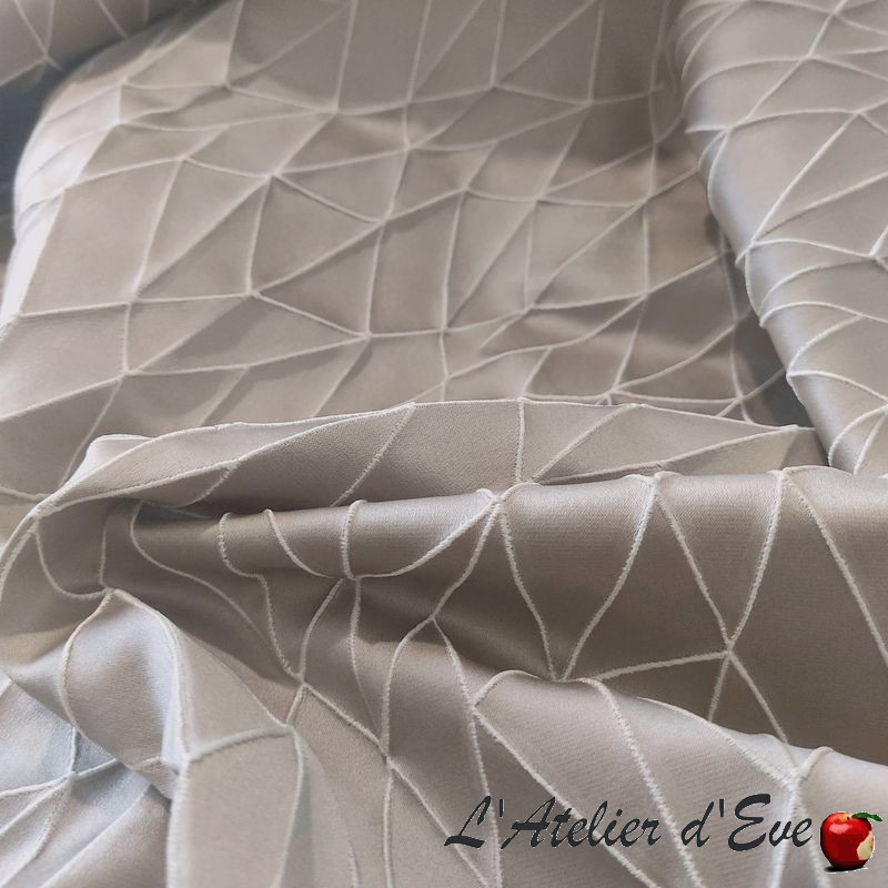 Embrun ficelle - Tissu ameublement jacquard au mètre Casal - Décoration intérieure
