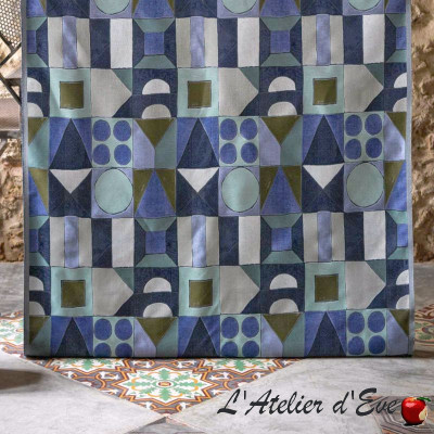 Rideau jacquard "Vallauris" Fabrication Française