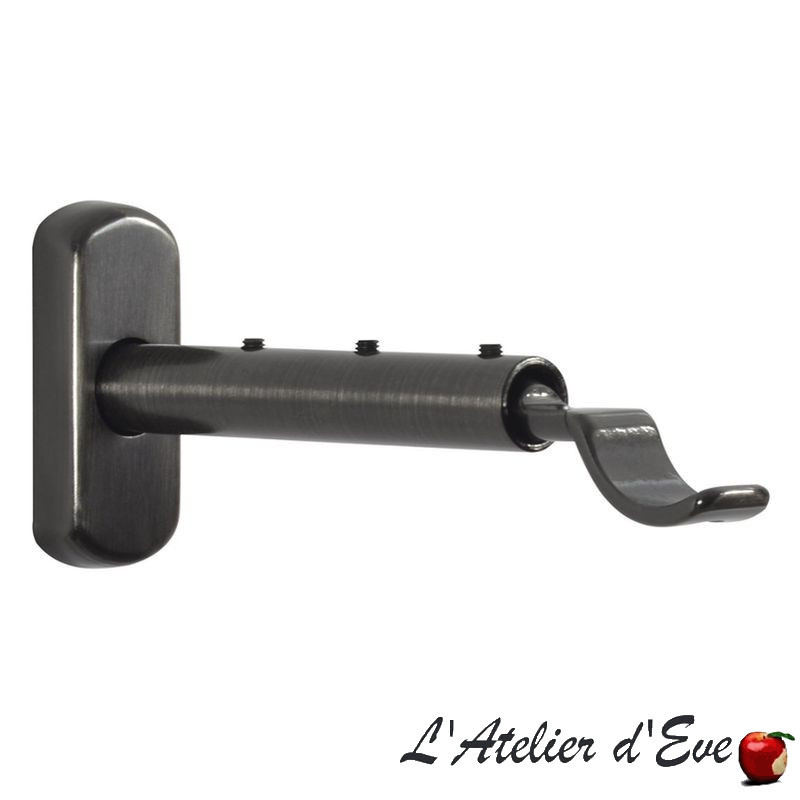 Supports mur-collection Auro-Tringlerie Houlès-Nickel noir