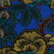 Tissu coton bleu roi Kew Gardens Grande - Tissu ameublement Thevenon