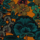 Rideau fleur caramel | Décoration intérieur | Rideau coton Kew Gardens Grand