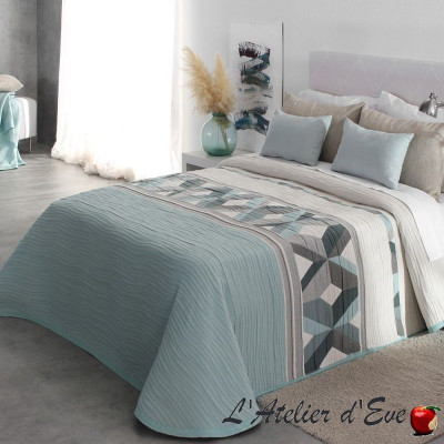 Couvre lit bleu | Jeté de lit Reig Marti | Décoration intérieure