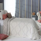 Davis - Couvre-lit moderne gris réversible Reig Marti
