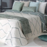 Couvre-lit moderne vert/bleu-Davis-Reig Marti-C.04