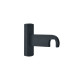 Supports mur Noir 80 mm pour rails Bastide