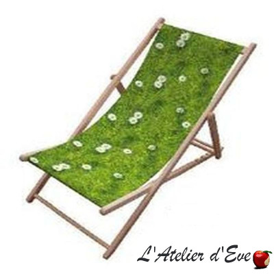 Coupon "Toile transat" 3mx42cm coton imprimée