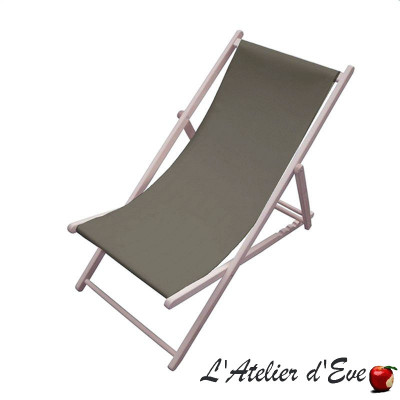 "Toile transat" coton Taupe