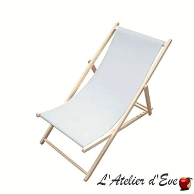 "Toile transat" coton Gris clair
