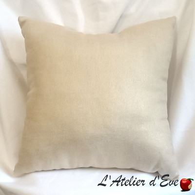 Coussin - beige en coton 45x45 cm uni Natura