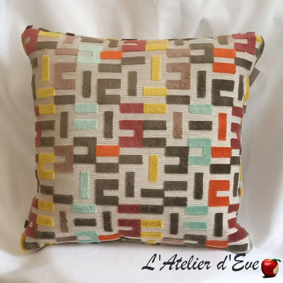 Coussin passepoilé déhoussable 40X40cm Eve 18A